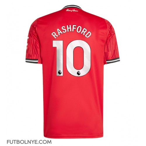 Camiseta Manchester United Marcus Rashford #10 Primera Equipación 2025-26 manga corta